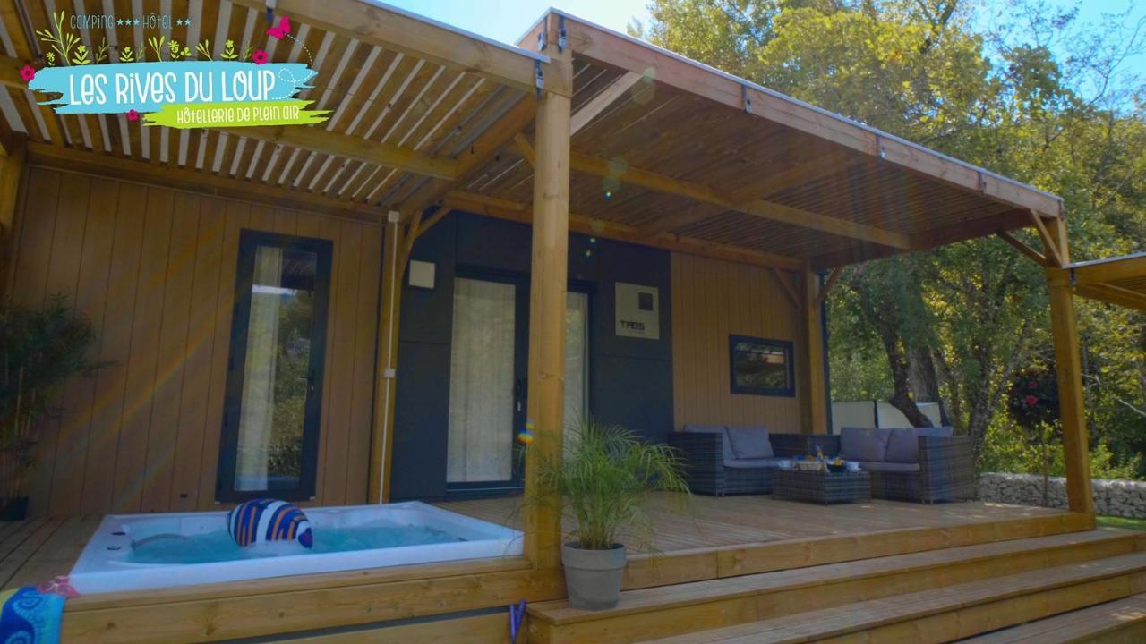 Camping Hotel Les Rives Du Loup Tourrettes-sur-Loup Eksteriør bilde